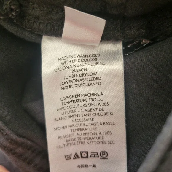 Women's We The Free Free People Distressed Black Wash Skinny Jeans 30 New Rip - Picture 10 of 10